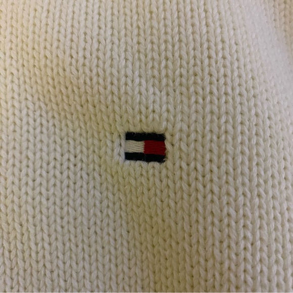 Tommy Hilfiger Cream Sweater for Men L GUC - Picture 3 of 5